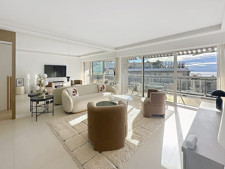 Appartement · Cannes · ★5,0 · 2 chambres · 2 lits · 2&nbsp;salles de bain et 1&nbsp;toilette