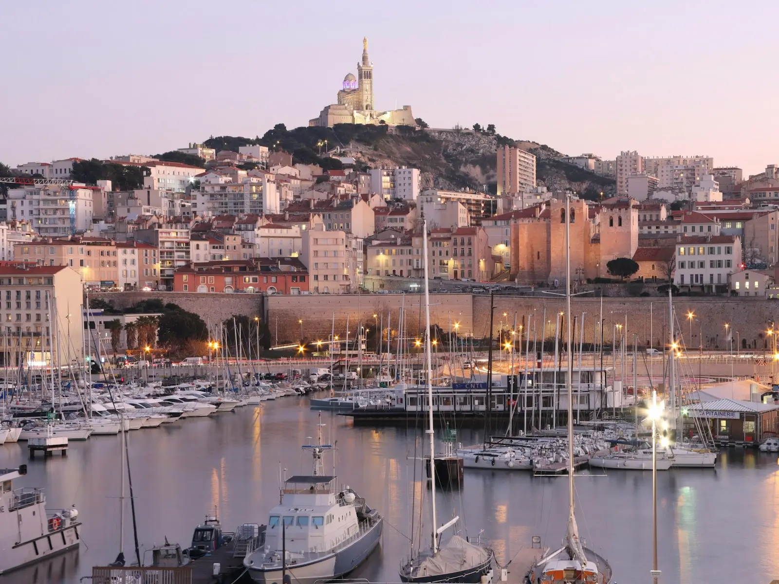 Vieux-Port de Marseille et Notre-Dame-de-la-Garde