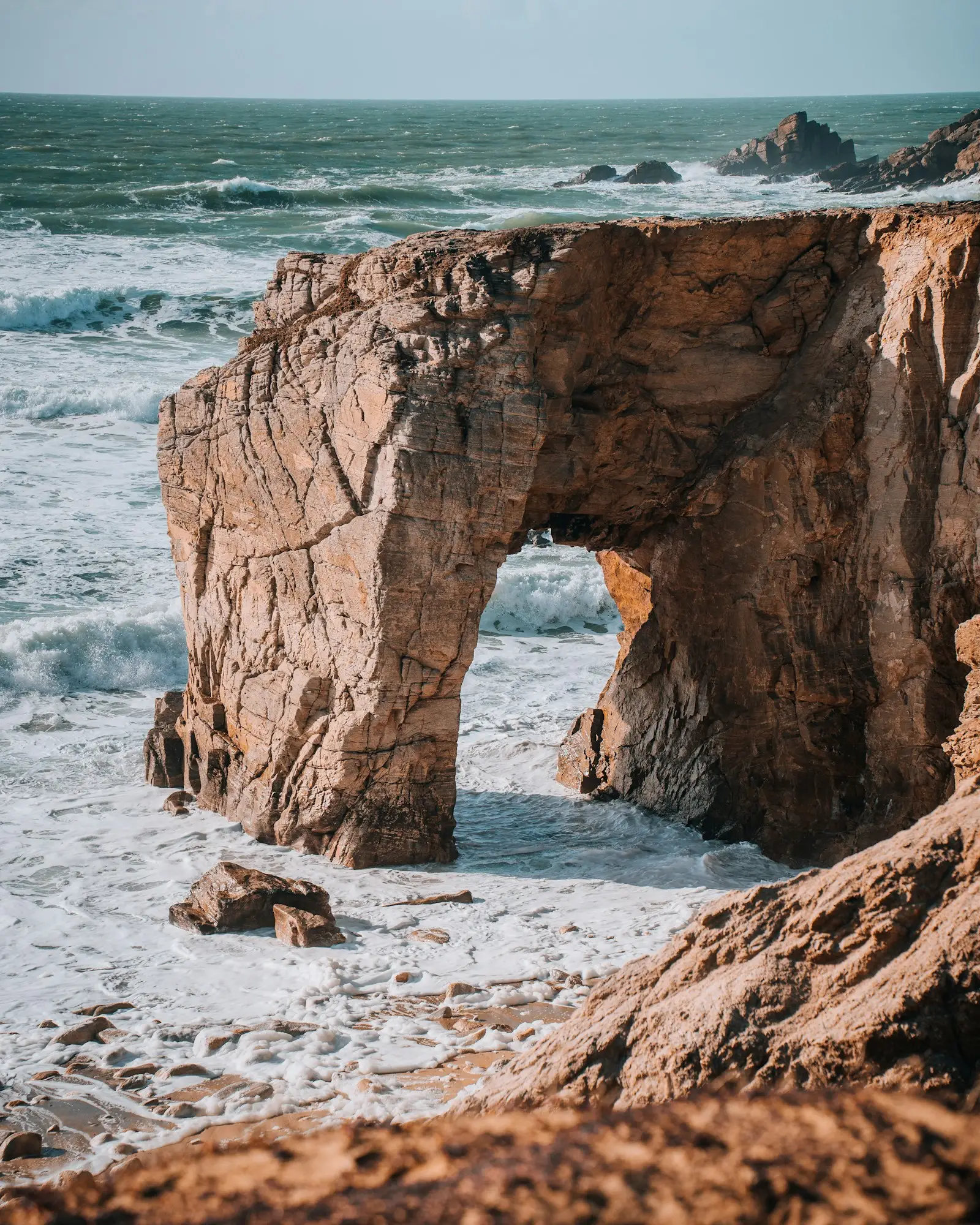 Arche de Port-Blanc sur la côte sauvage de Quiberon